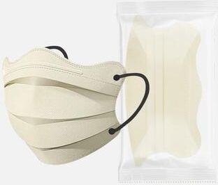 Uplift Picks Butterfly Shaped Disposable Face Masks Pink 3 Layer Protective Masks For Women gray 100 Pcs