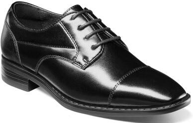 Stacy Adams Kalum Oxford Shoes - Boys 1.5 Youth Black Oxford Medium