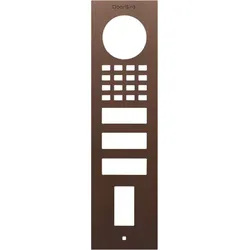 DoorBird D1102FV Fingerprint 50 Aufputz Frontblende – Echte Baubronze