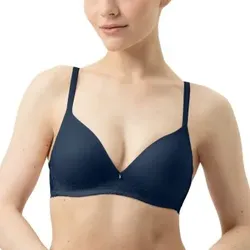 Mey BH Luxurious Wireless Bra Mitternachtsbl Polyamid C 80 Damen