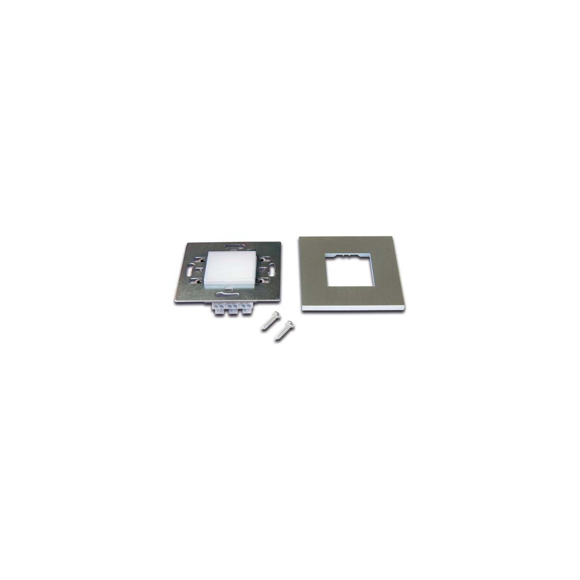 Hera LED-Wall F ww edelstahloptik 20202720208)