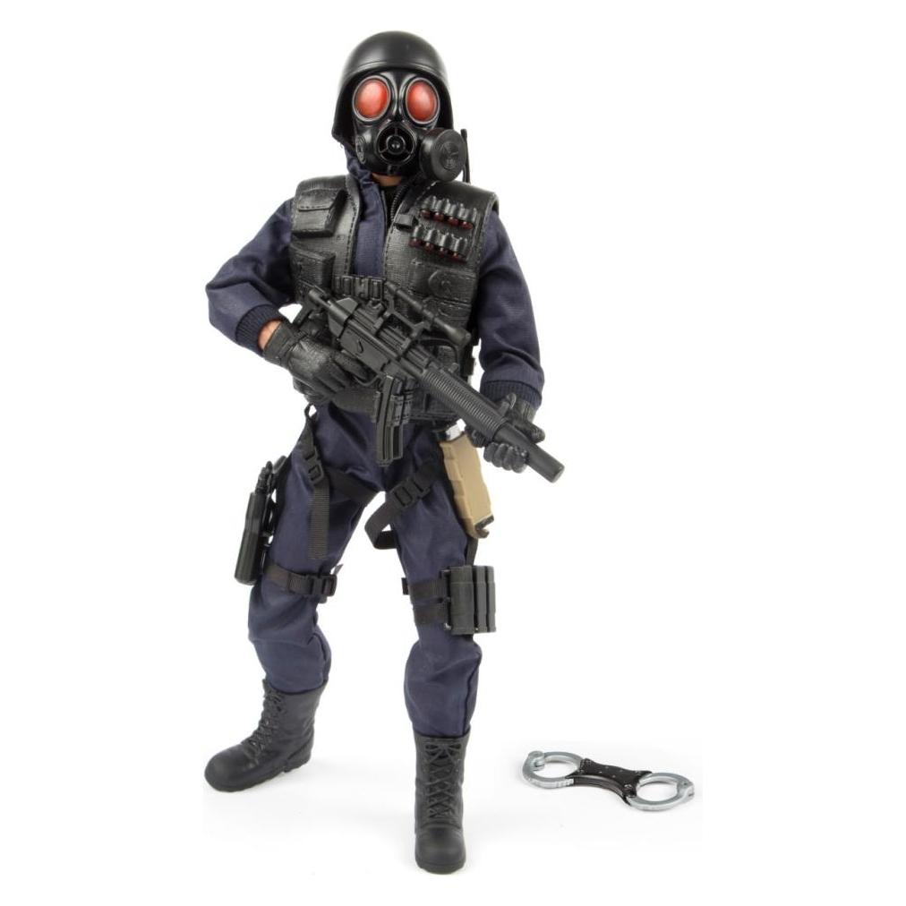MC Toy Centre Figurka Academy S.W.A.T. Rear Guard Politi Action Figur 30,5cm 1 pcs ramdom picked (90196B)