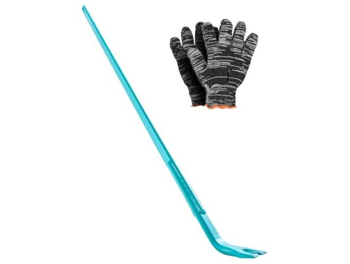 VEVOR Pied de Biche 907\,18 kg Barre de Levier 142 cm Barre pour Démolition\, Béton\, Levage\, Construction\, Industrie\, Arrache Clous\, avec Poignée Ergonomique en Acier au Carbone\, Grande Force de Levier