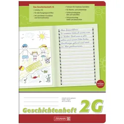 Baier & Schneider, Heft + Block, Geschichtenheft (A4, Liniert)