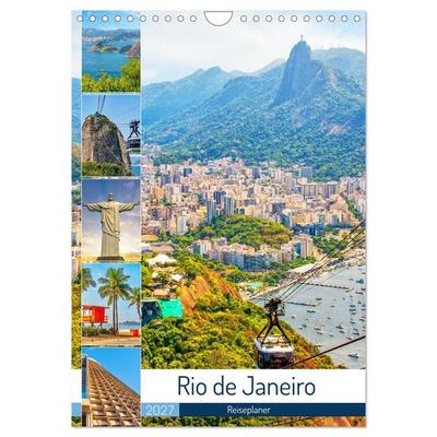 Rio de Janeiro - Reiseplaner (Wandkalender 2027 DIN A4 hoch), CALVENDO Monatskalender