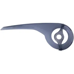 Hesling Kettenschützer Prisma 38 Zähne 18 cm schwarz transparent