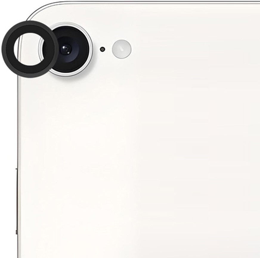 RURIHAI iPhone 17e / 16e Hærdet Linsebeskyttelsesglas - Sort
