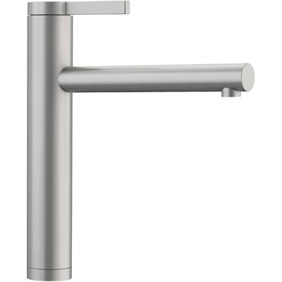 Küchenarmatur BLANCO "LINEE", silber (edelstahl seidenmatt), B:4,6cm H:28,1cm T:24,8cm, Edelstahl, Armaturen, Hochdruck
