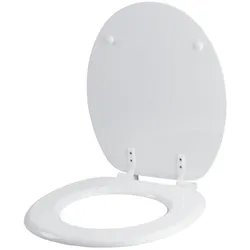 Orgavente, WC Deckel, Toilettensitz Relax aus MDF weiss WC-Sitz mit Soft-Close-System