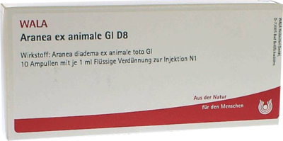 WALA Heilmittel GmbH ARANEA EX animale GL D 8 Ampullen 10X1 ml 04614822