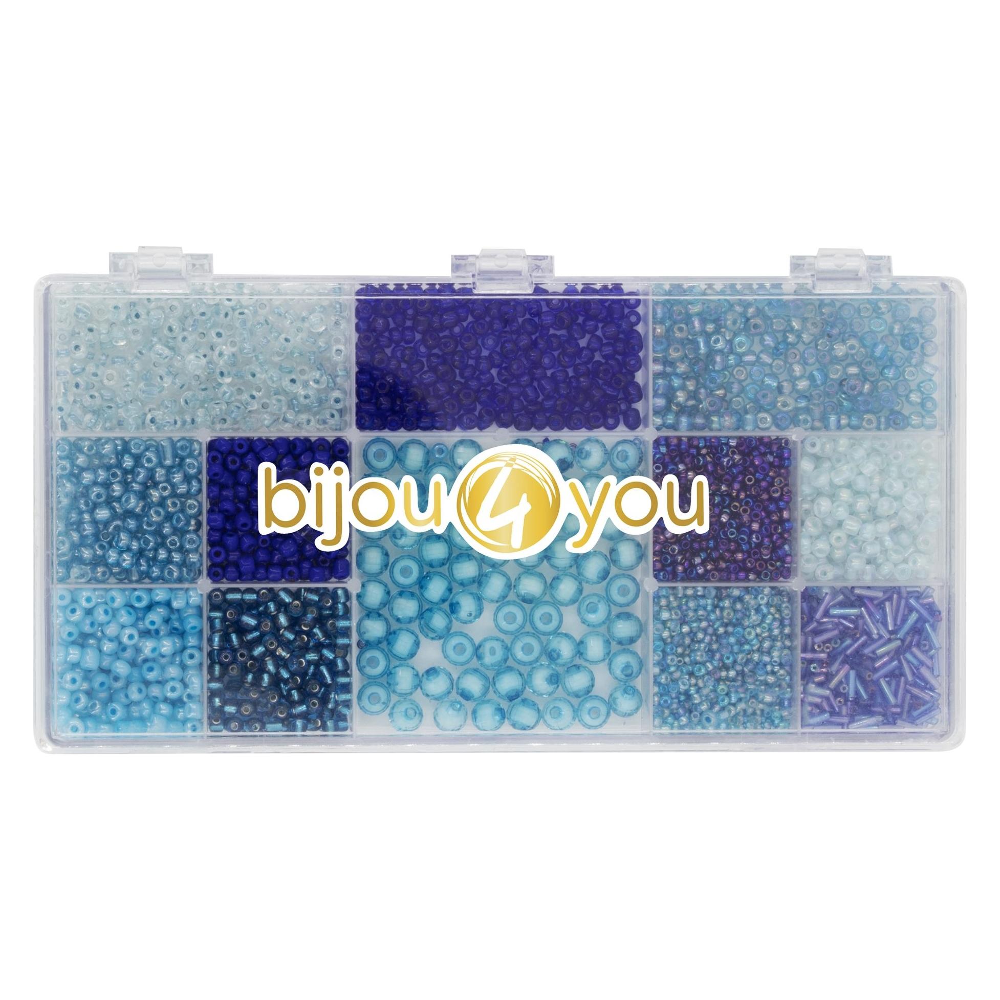 Glorex Perlenset blau 170g (68640176)