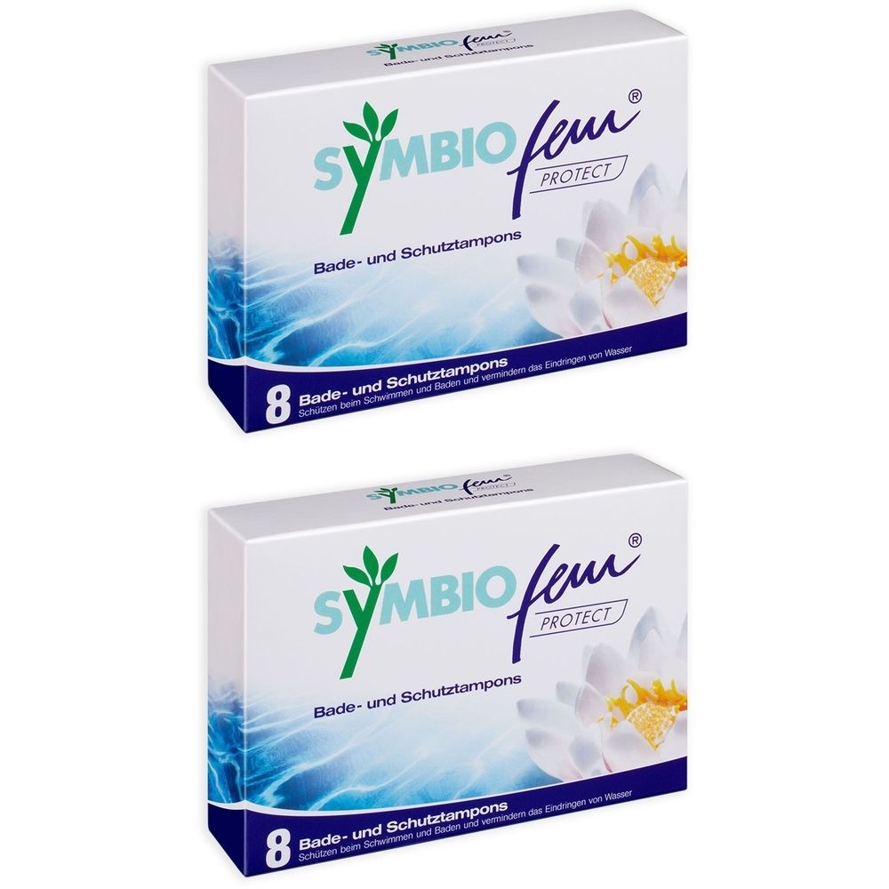 Symbiofem Protect Bade und Schutztampon 2x 2x8 St Tampon