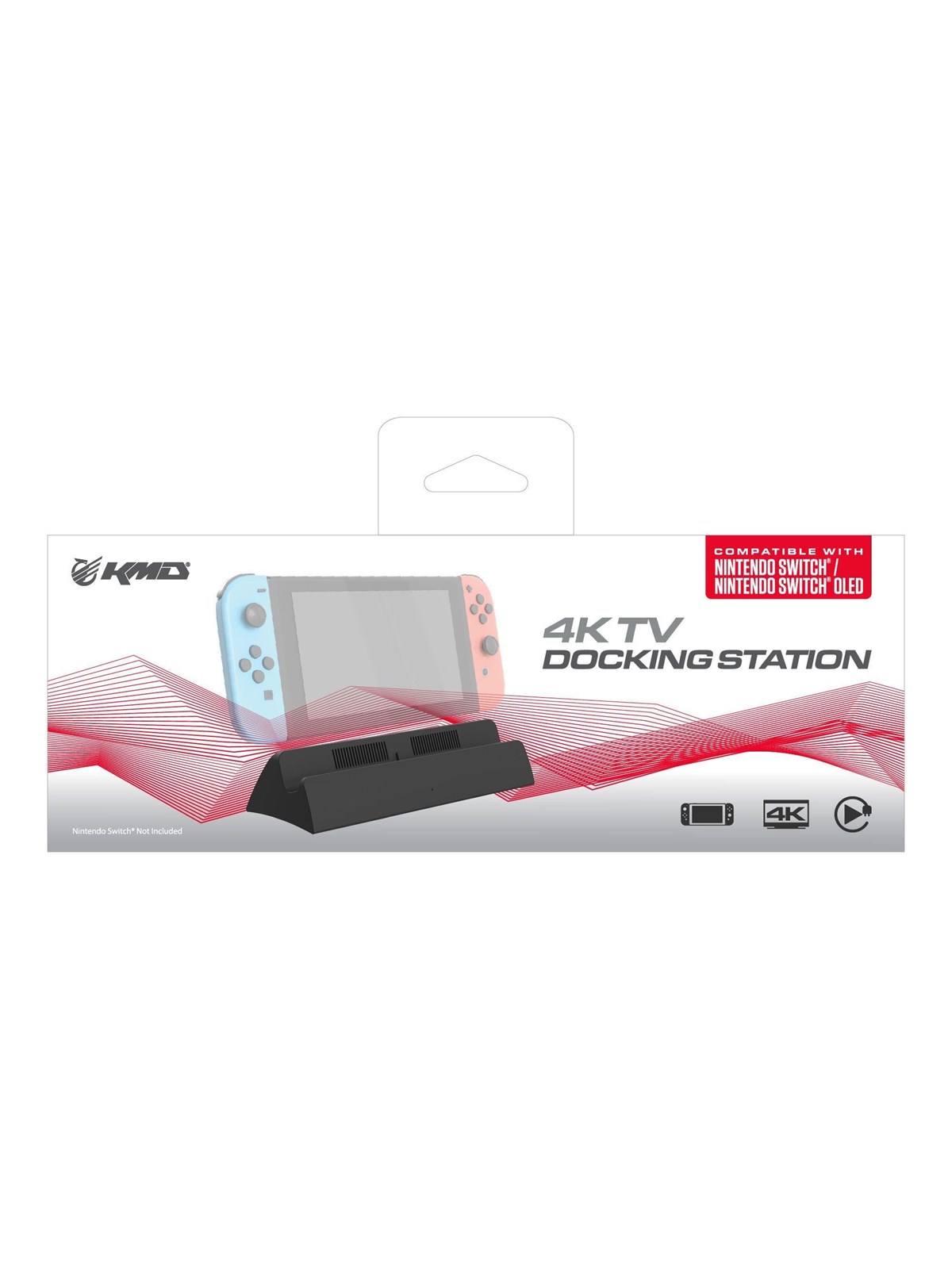 KMD 4K TV Docking Station for Switch - Wired Zubehör für Spielkonsole - Nintendo Switch