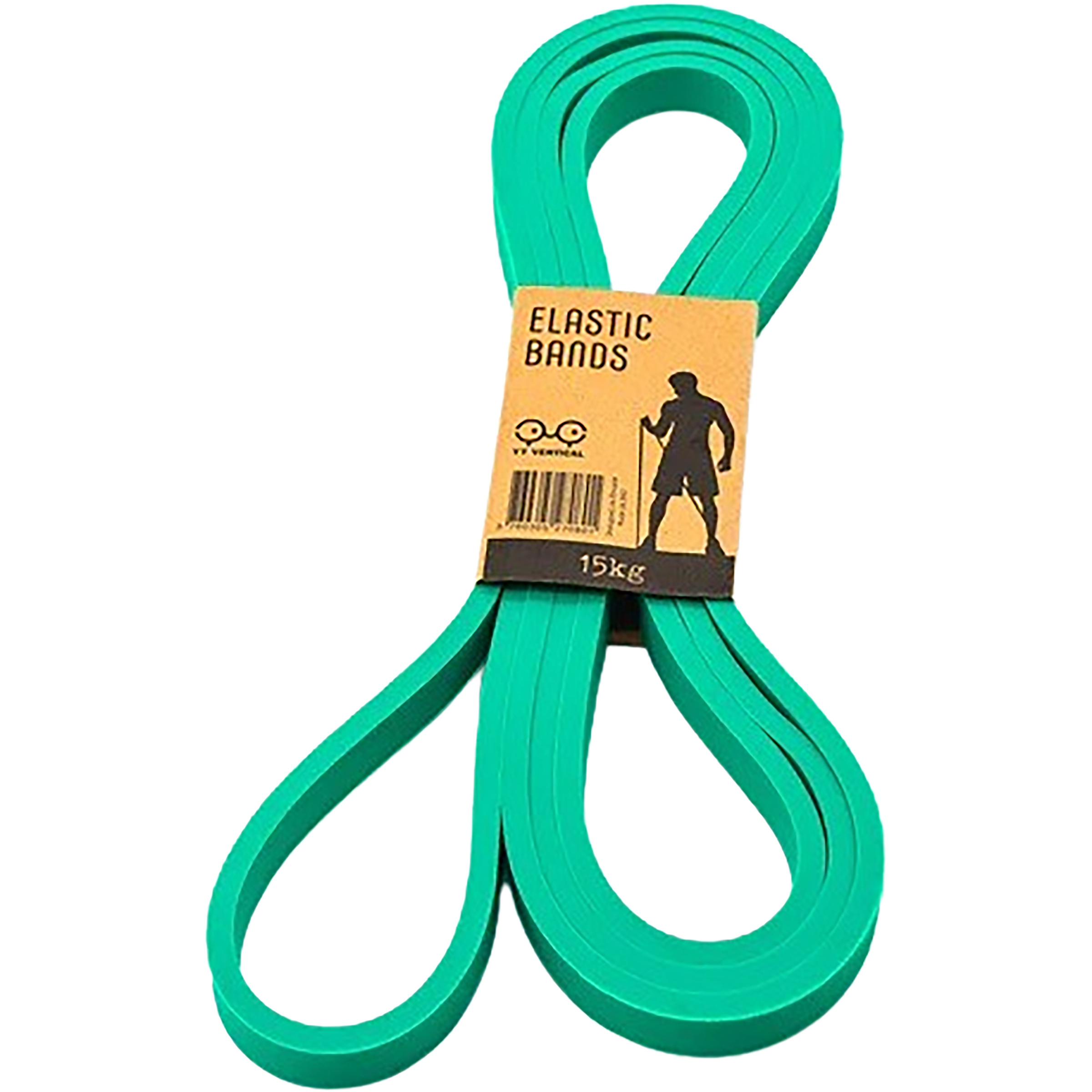 YY Vertical Elastic Fitnessbänder Klettertraining gruen Größe 15kg Training & Fitness