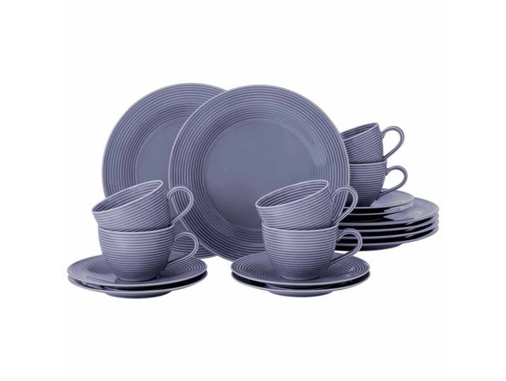 KAFFEESERVICE Beat Color Glaze Fliederblau 18-tlg.