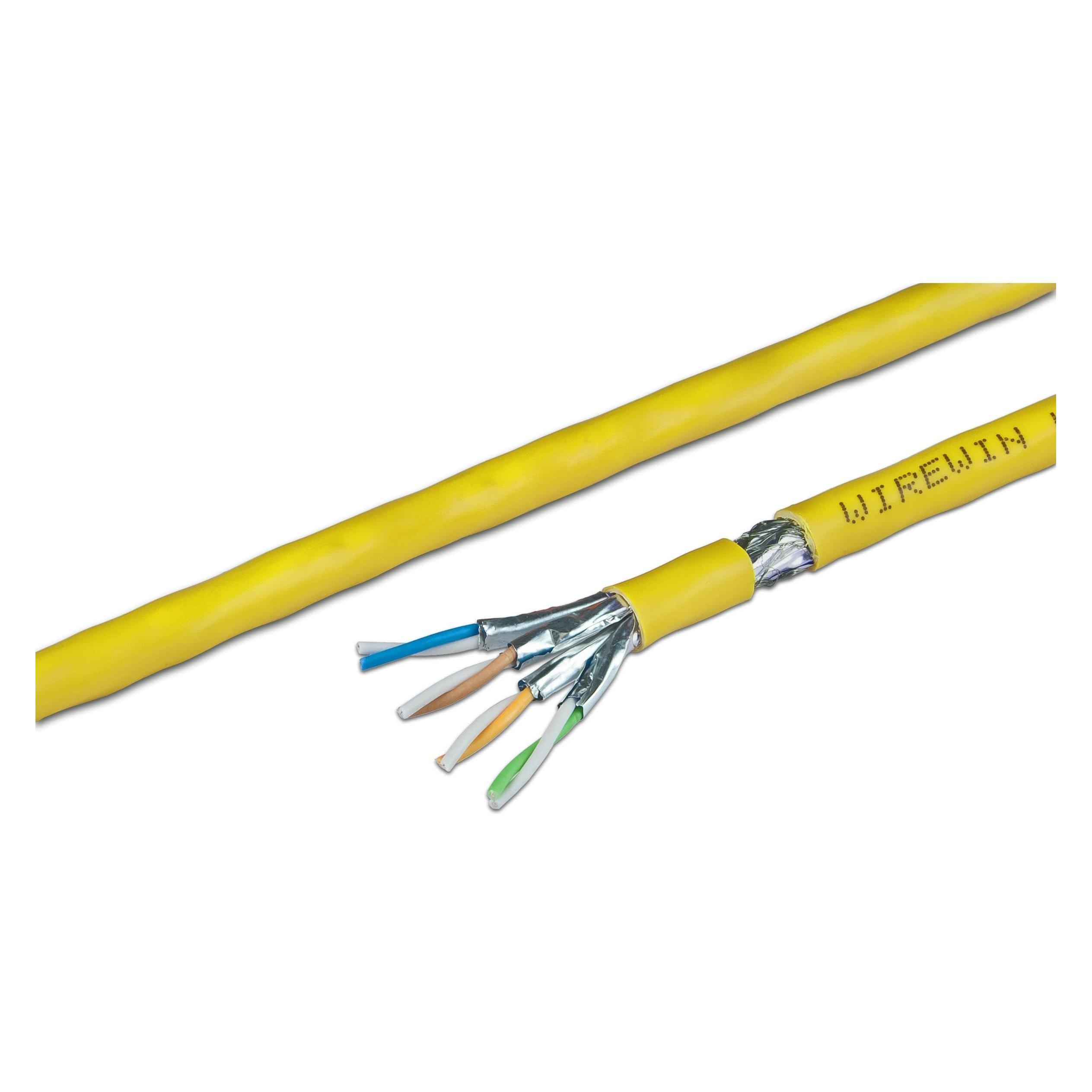 Wirewin Verlegekabel VKW SFTP K7A LSOH3 Cat 7A, S/FTP, 1000 m, Gelb (S/FTP, CAT7a) (VKW SFTP K7A LSOH3 1000SX)