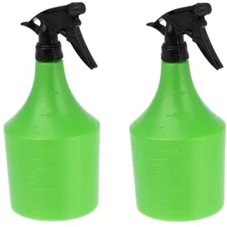 Relaxdays 1L Sprühflasche 2er Set Grün,Schwarz