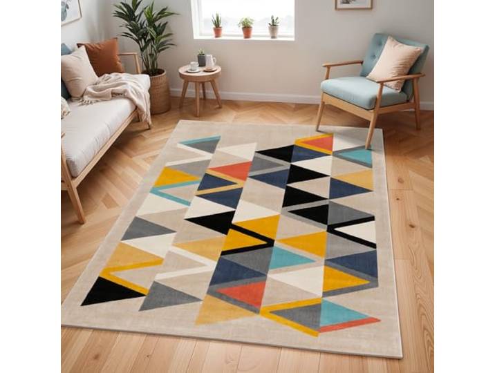 Livabliss Milano Marietta Teppich 160x220 cm – Beige, Orange, Grau