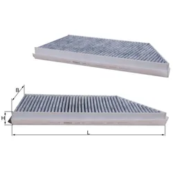 Filter Innenraumluft MAHLE LAK 57 für Peugeot 206+ 206 Van