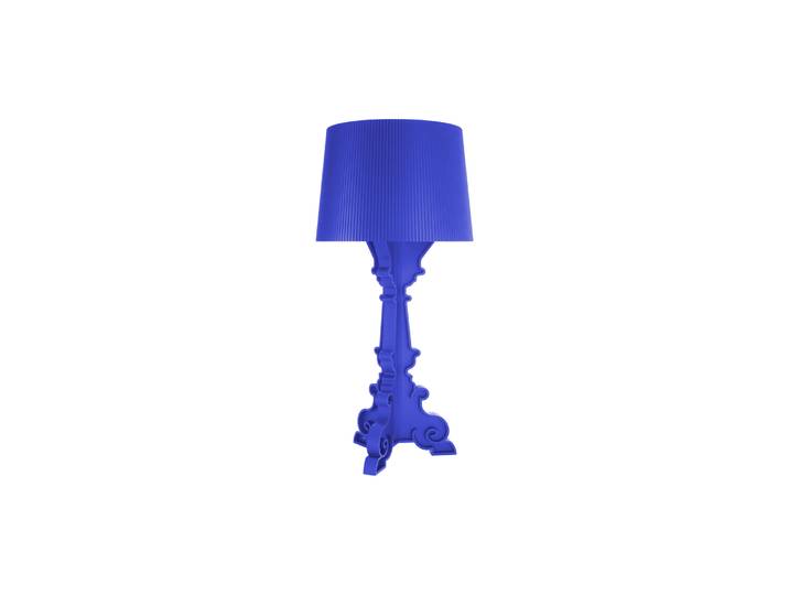 Kartell - Lampe de table Bourgie - Bleu - Polycarbonate 2.0 - Designer Ferruccio Laviani