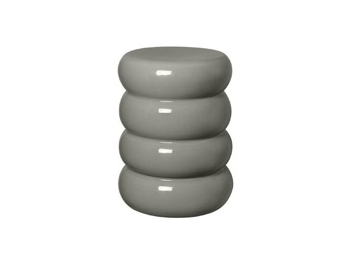 blomus Sitzhocker -TORU- Keramik-Hocker: Funktion als Sitzhocker oder Beistelltisch, Beistelltisch, Keramiksitz, Design Hocker, Glasur, Dekorativ, Vielseitig