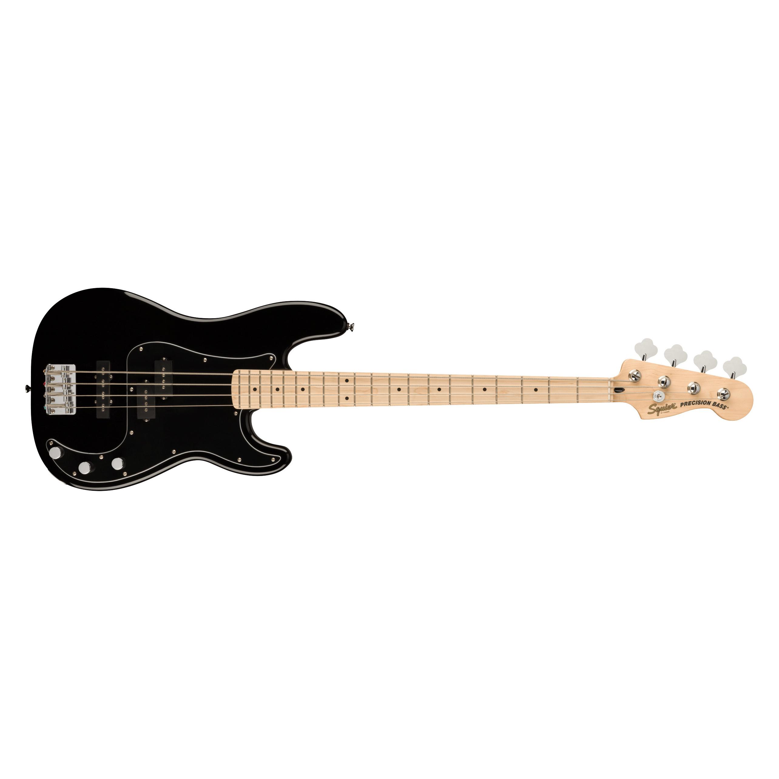 Fender Affinity Series Precision Bass PJ MN Black elektrische basgitaar (E-Gitarre, Maple, Poplar) (0378553506)