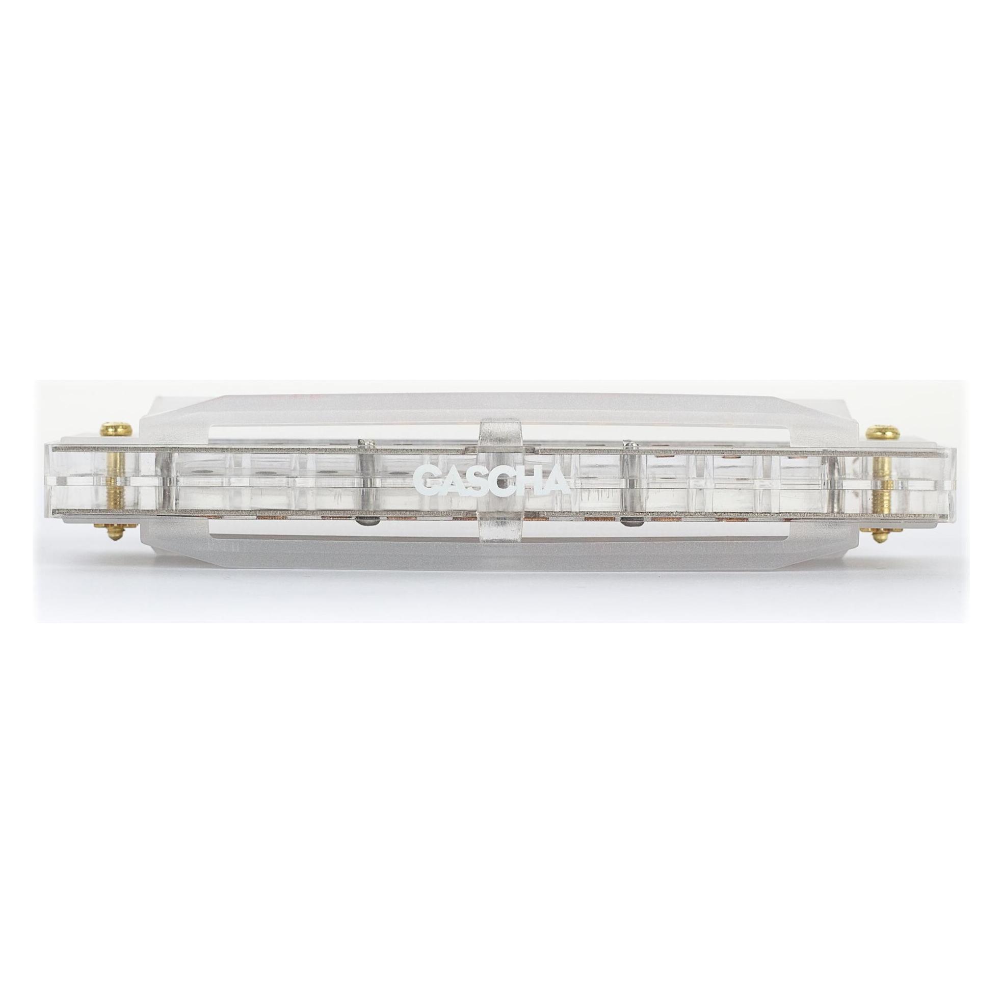Hage Fun Blues Mundharmonika Transparent (incl. hard case and flyer) (Mundharmonika, Diatonisch) (HH-2277)