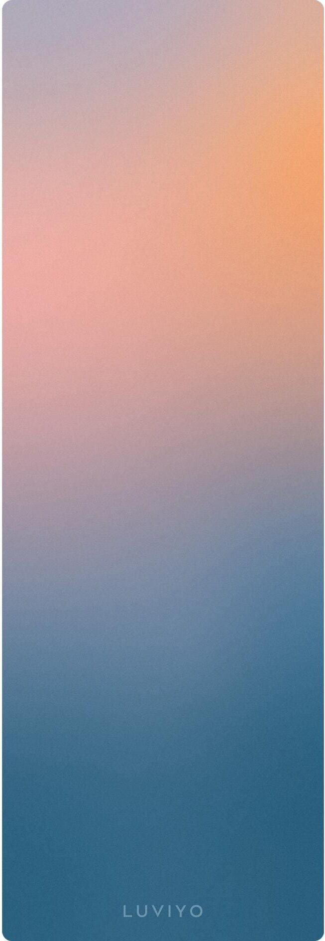 Yogamatte "Luviyo All-In-One Sunrise", mehrfarbig, Sportmatten, B/H/L: 61cm x 3cm x 178cm, Yogamatte, B:61cm H:3cm L:178cm mehrfarbig B/H/L: 61cm x 3cm x 178cm