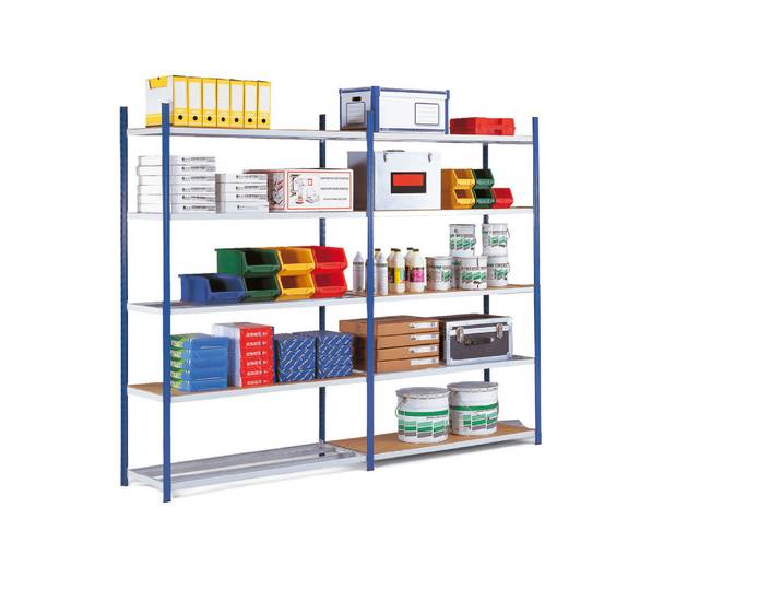 Tablette supplémentaire pour rayonnage industriel Multi Rack 200 - L. 100 x 40 cm - lot de 2