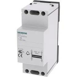 Siemens, Zubehör Gebäudesicherheit, Klingeltransformator 14VA Primär 230240V AC 50Hz Sekundär 8V 12V 24V