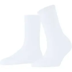 Falke Damen FALKE Cotton Rib SO, Größe 39-42 in Weiß 2000