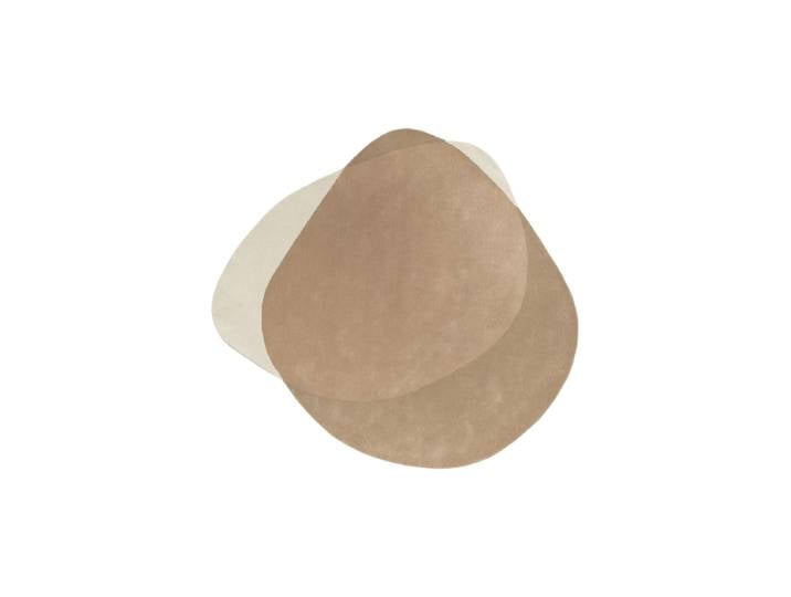 Handgetufteter Designer Wollteppich „Element Arp Natural“, verschiedene Grössen Beigetöne BRINK & CAMPMAN