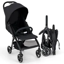 Costway COSTWAY Leichter Kinderwagen, faltbarer Sportwagen verstellbarer Rückenlehne 0-36 Monaten