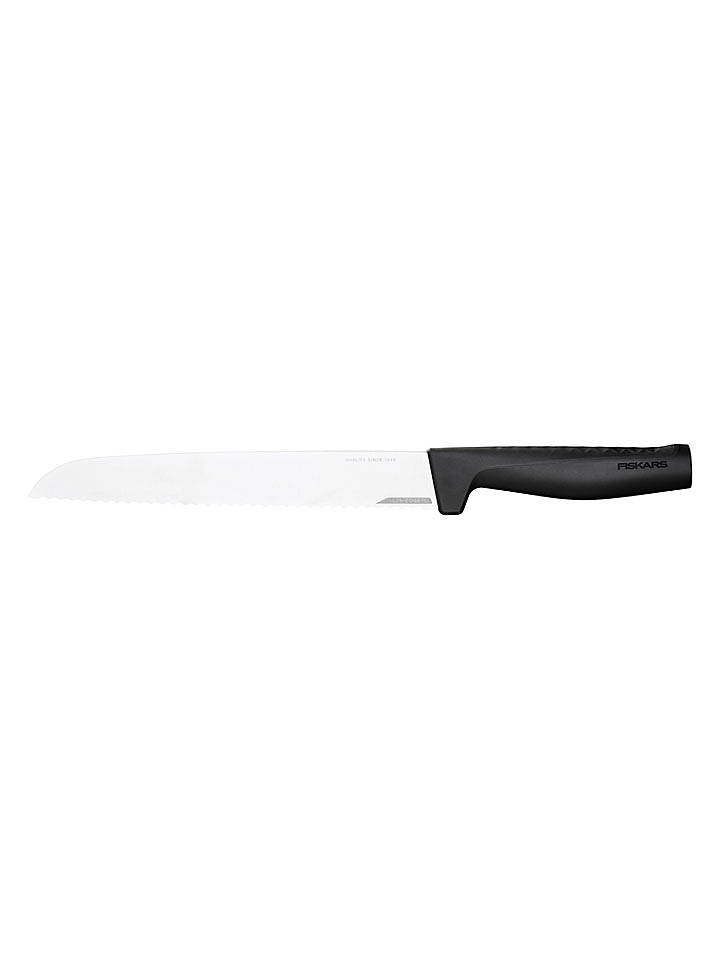 Fiskars Brotmesser "Hard Edge" in Schwarz - (H)35 cm - onesize