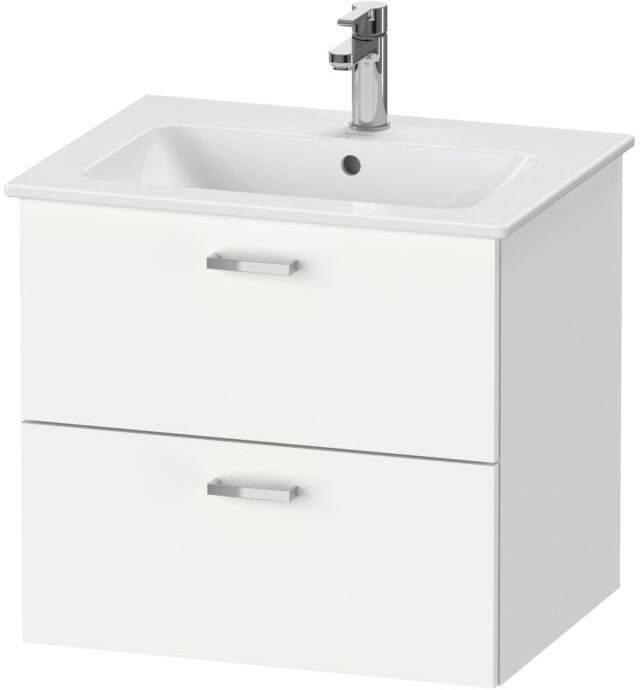 Duravit XBase Waschtisch-Unterschrank XB612001818 60x55,2x47,5cm, weiß matt, 2 Schubkästen