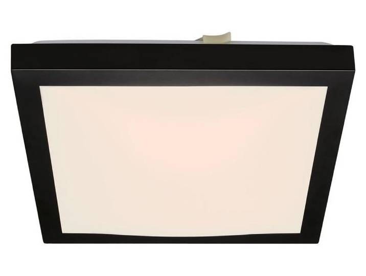 LED Deckenleuchte Hintergrundbeleuchtung 12W weiß-schwarz Kunststoff Briloner