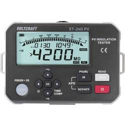 VOLTCRAFT ET-240 PV Isolationsmessgerät kalibriert (ISO) 125 V, 250 V, 500 V, 1000 V 4000 MΩ VC-17072205-ISO