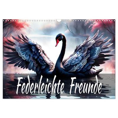 Federleichte Freunde (Wandkalender 2027 DIN A3 quer), CALVENDO Monatskalender