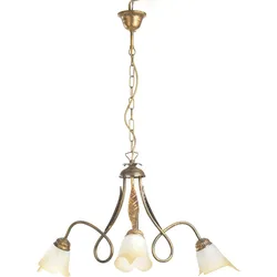 Kronleuchter Doppio Giro Bronzefarben max. 6 Watt