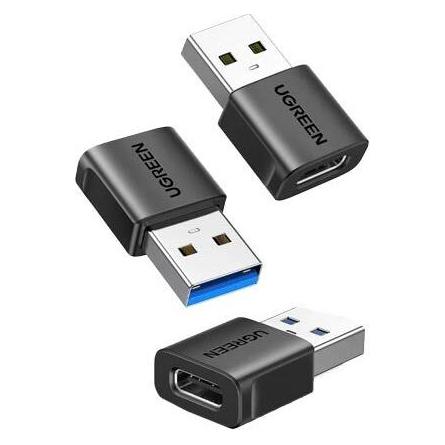 Ugreen USB C Adapter (3 Stück) Black (USB-A, USB-C) (45299)