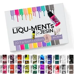 COLORBERRY Kreativfarben-Set Liqu-Ments 20 versch. Farben 20tlg.