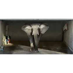 Scheurich Garagentorplane Moving Elephant, für Großraumgaragen ab 3900 mm Breite
