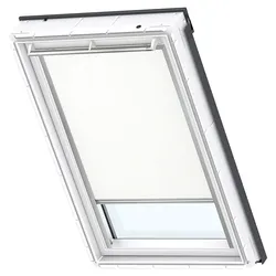 VELUX Verdunkelungsrollo Uni Weiß 1025, C04, Aluminiumschiene,GGU,Manuell,VELUX