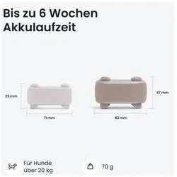 Tractive DOG 6 XL (XL, Hund, Spazieren), Halsband + Leine