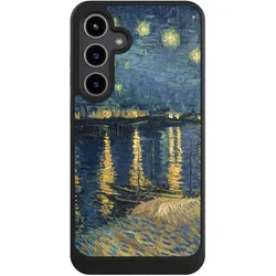 Nivocase Hülle für Samsung Galaxy S24+ Handyhülle NIVOcore Case Schwarz Kunst Malerei (Samsung Galaxy S24+), Smartphone Hülle, Schwarz