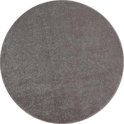 Teppich AYYILDIZ TEPPICHE "ATA, auch als Läufer und in rund" Gr. 10, beige, H:10mm Ø:160cm, Kunstfaser, Teppiche, Teppich, Kurzflor, uni, große Farbauswahl, robust, Fußbodenheizungsgeeignet