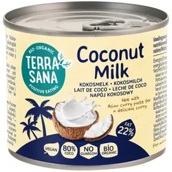 Terrasana Kokosmilch 22% Fett bio 200ml