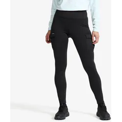 Alaska Fleece Lined Pocket Leggings Damen Black, Größe:4XL - Outdoor Tights - Schwarz