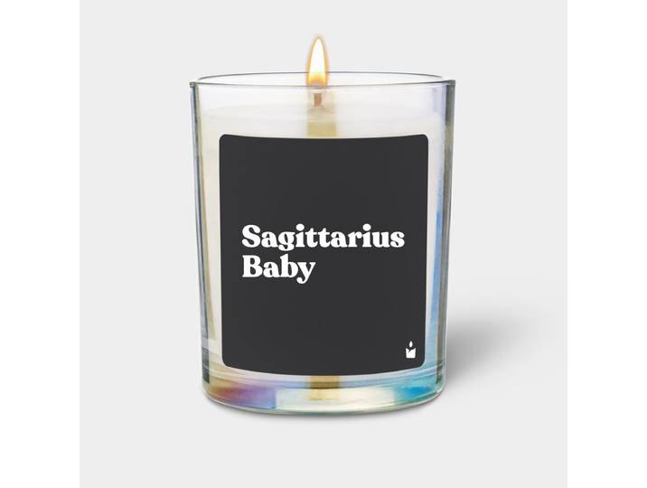 Duftkerze Rainbow Flowery Sagittarius Baby
