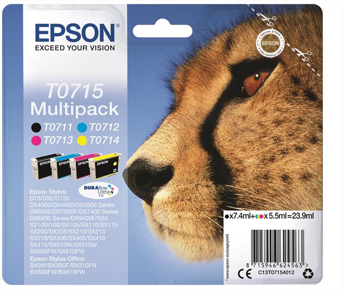Epson Multipack Dx4000 4 Colori Blister "rs"-multipack (b,c,m,y)